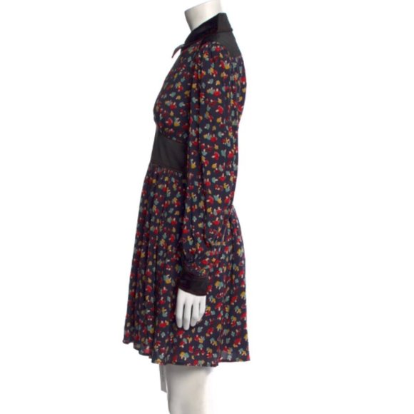 STAUD Dolly Dress in Mushroom Print Mini Dress womens size small - Picture 4 of 6